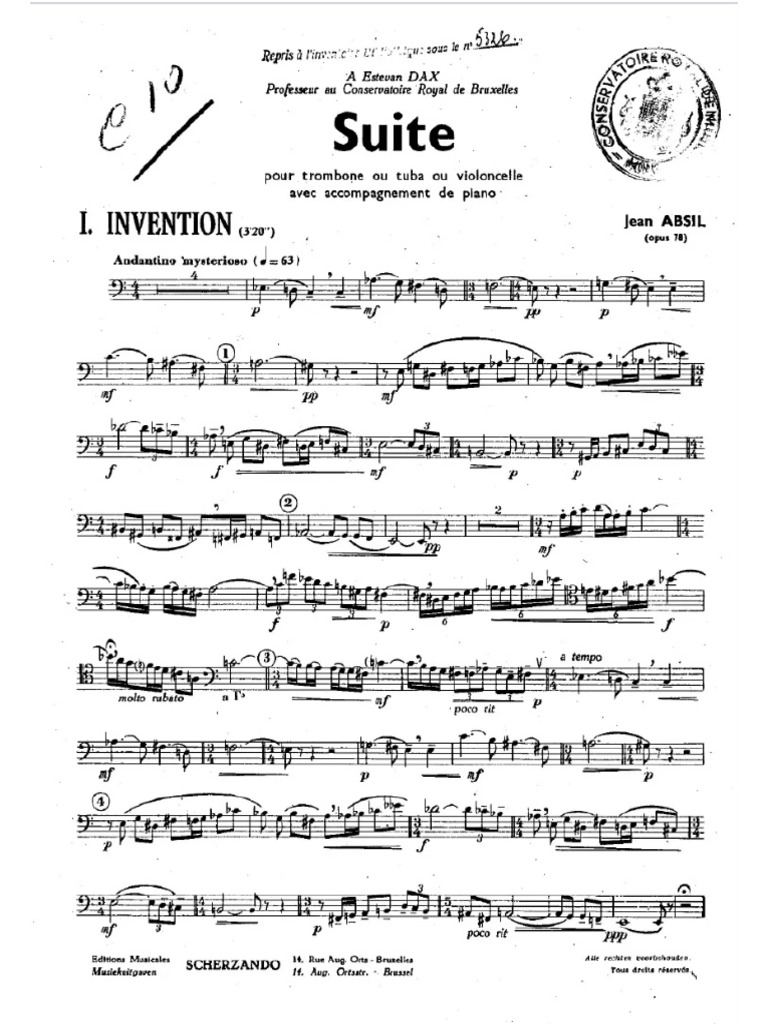Absil Suite | PDF