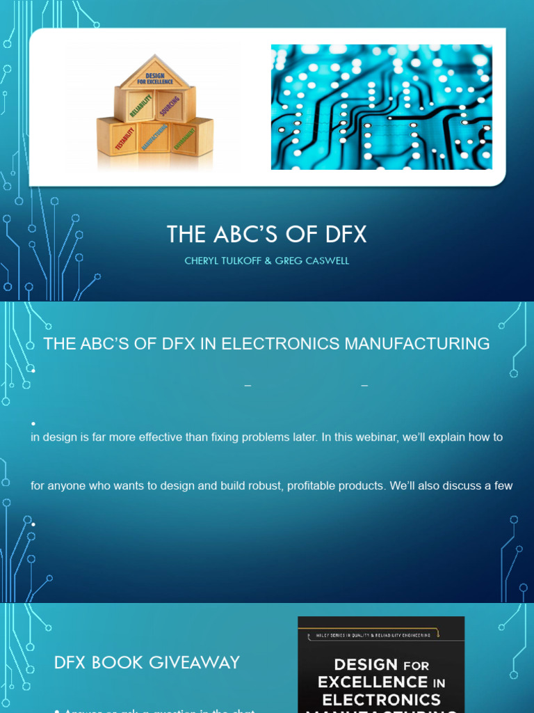 Abc DFX Ipc 060321 | PDF | Reliability Engineering | Printed Circuit Board