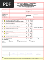 Material Approval Checklist Guide | PDF | Specification (Technical ...
