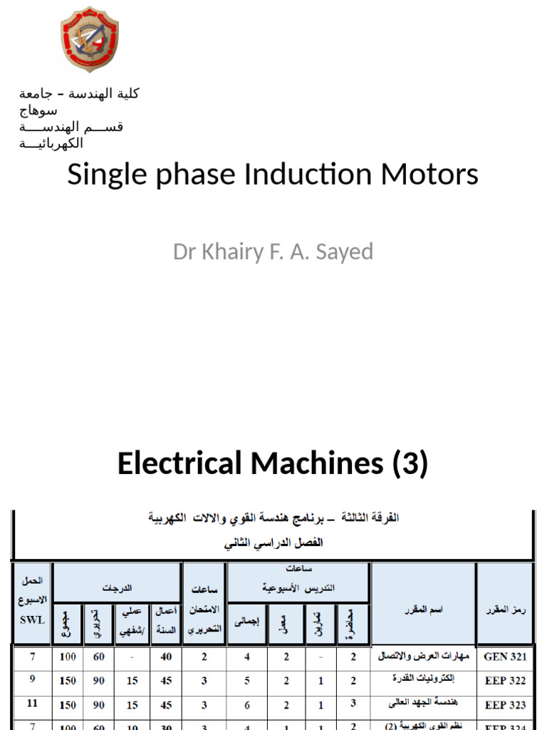 Chapter 1 Single Phase Induction Motor | PDF | Electric Motor ...