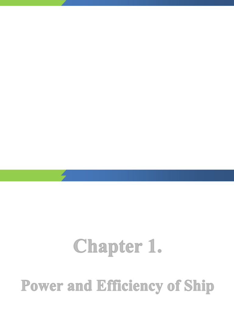 Ship Power and Efficiency Analysis | PDF | Propeller | Engines