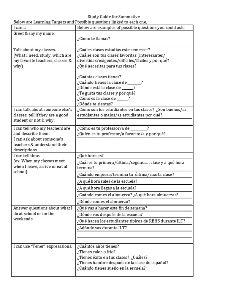 Study_Guide | PDF