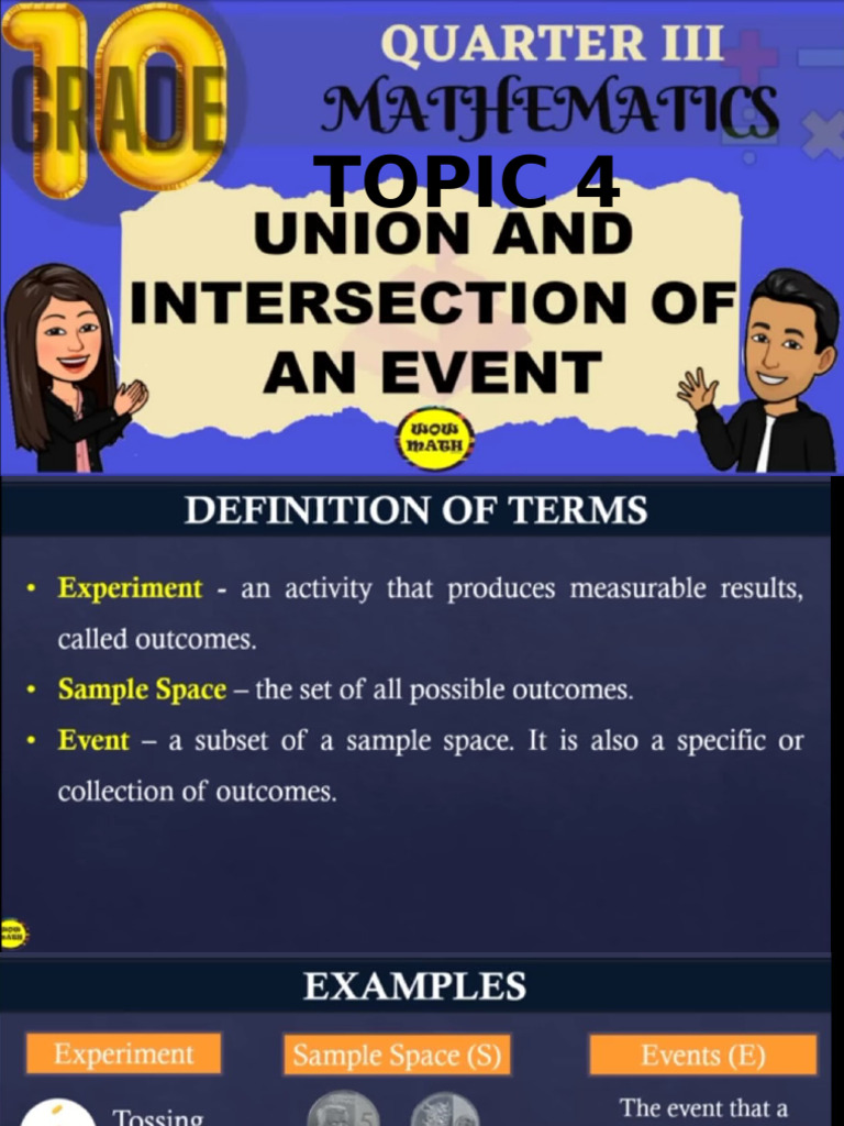 Union Intersection and Probability | PDF