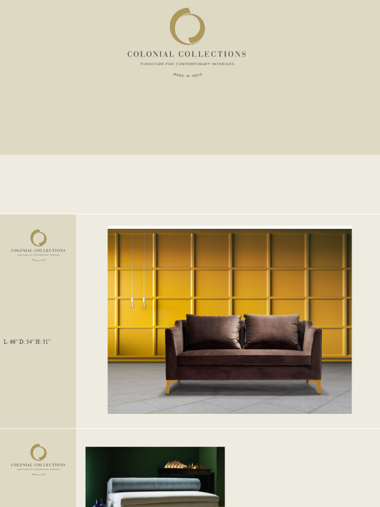 Colonial Collections Secret Sale 2020 | PDF | Furniture | Interior Design