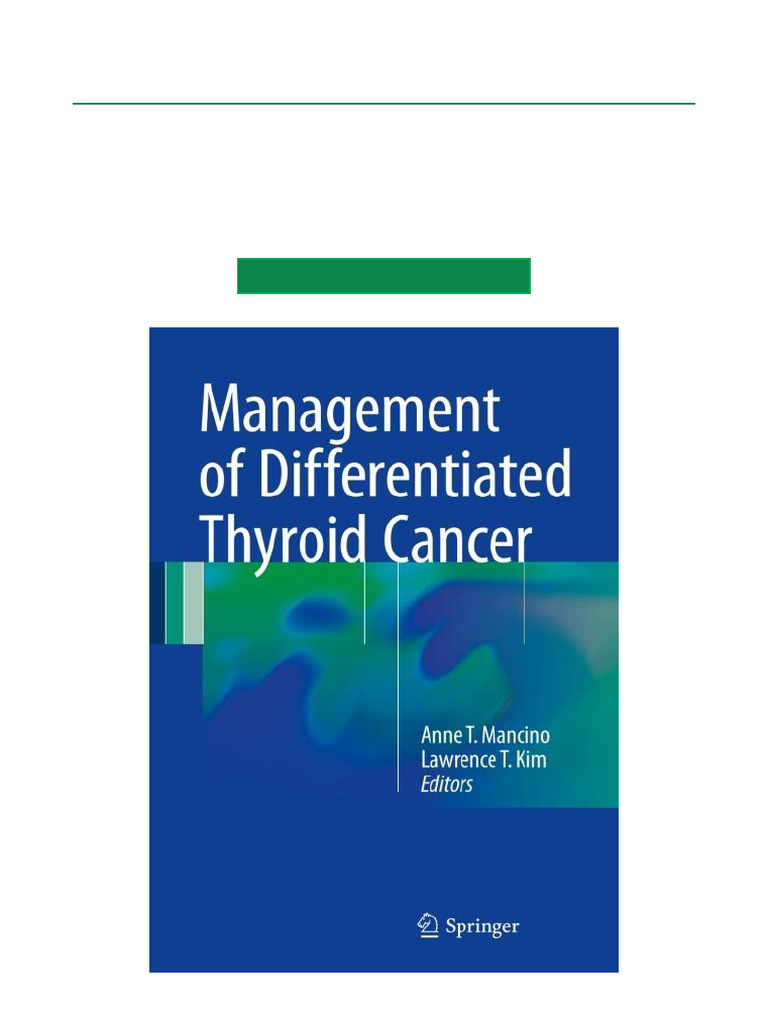 Management of Thyroid Cancer Guide | PDF | Cancer | Thyroid