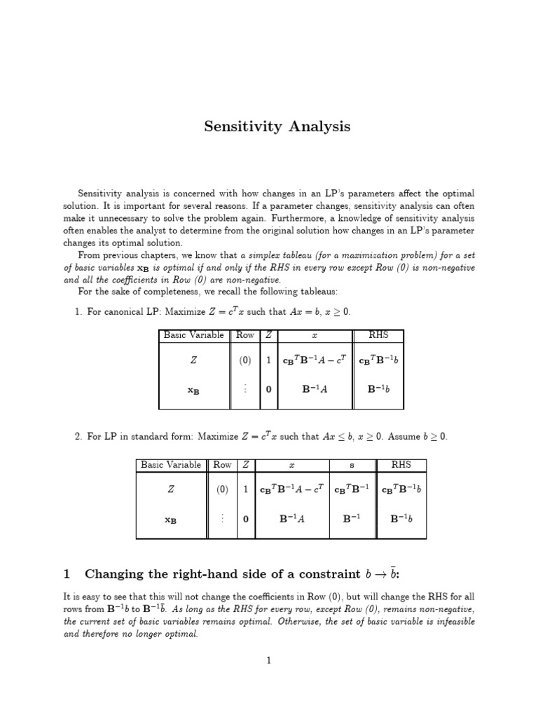 Sensitivity 121 | PDF | Numerical Analysis | Mathematical Analysis
