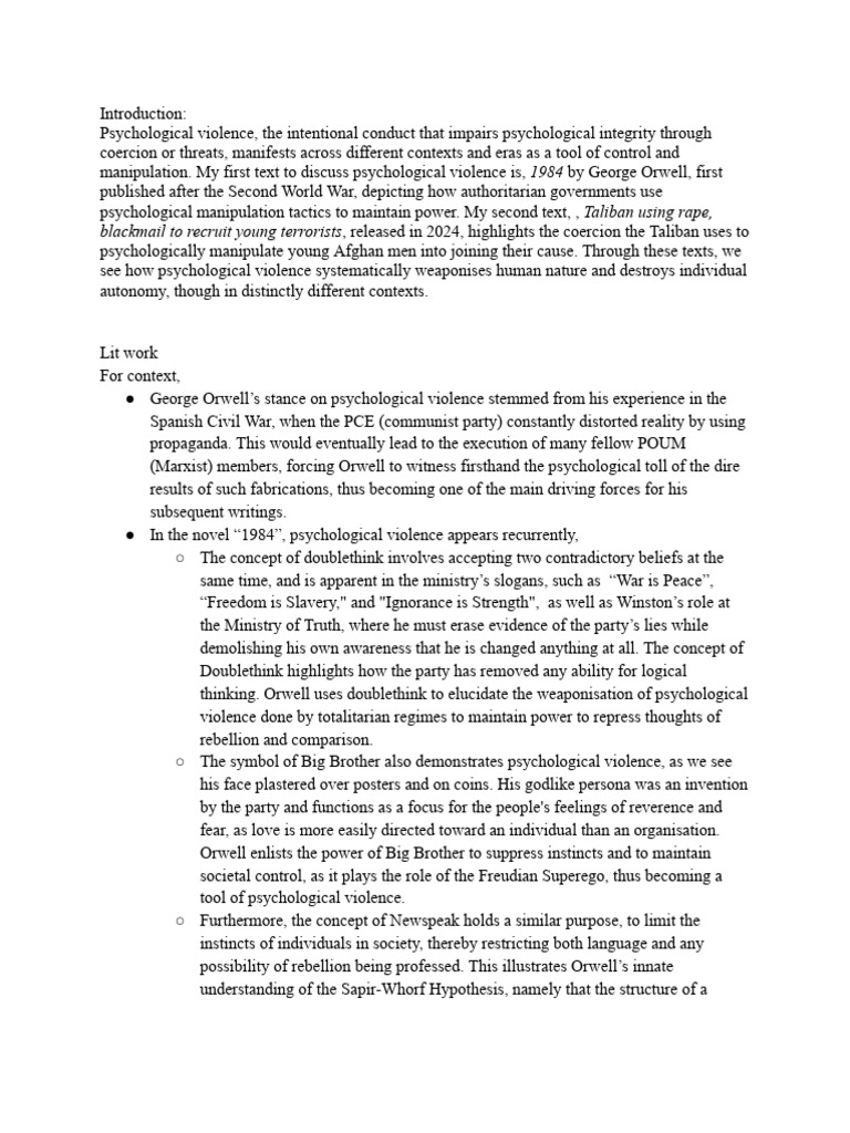 IO Script #4 | PDF | Psychological Trauma | Violence