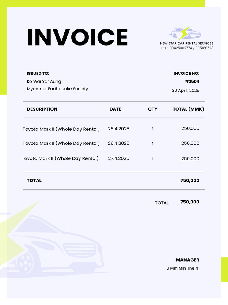 Car Rental Services | PDF