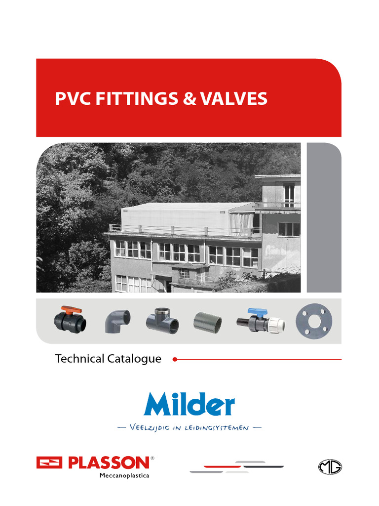 PVC Fittings and Valves Catalogue | PDF | Valve | Industrial Processes