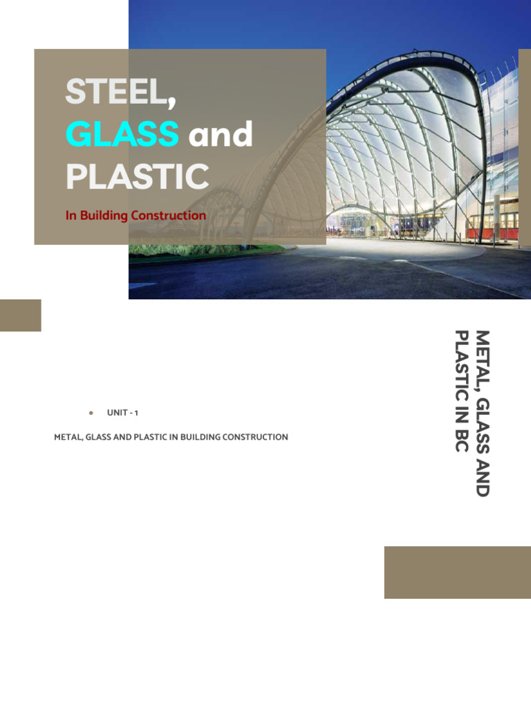 Properties of Glass in Construction | PDF | Steel | Metals