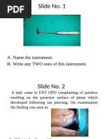 ENT History and Examination Guide | PDF | Human Nose | Hearing Loss