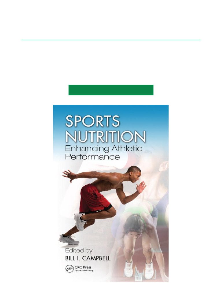 Sports Nutrition for Athletic Performance | PDF | Determinants Of ...