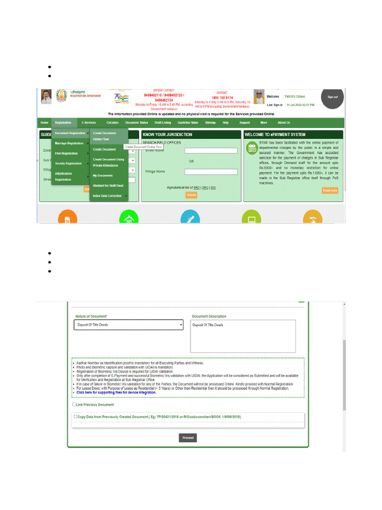 User Manual Online Registration Portal | PDF | Identity Document ...