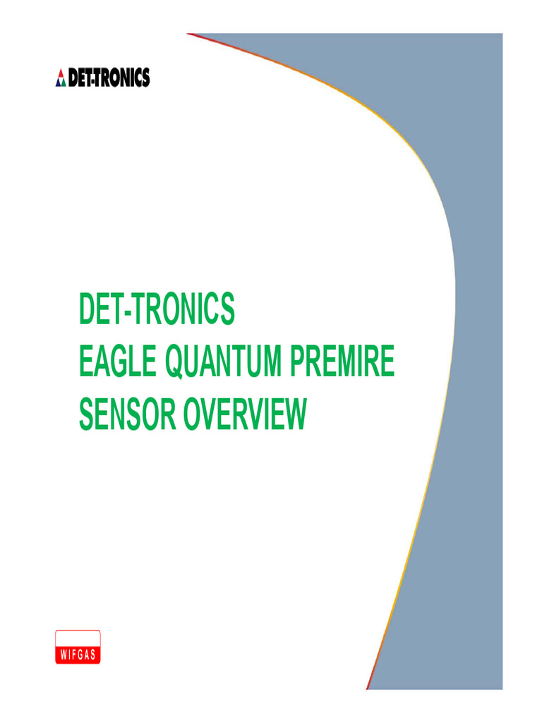 Det-Tronics Flame and Gas Sensors Overview | PDF | Infrared | Sensor