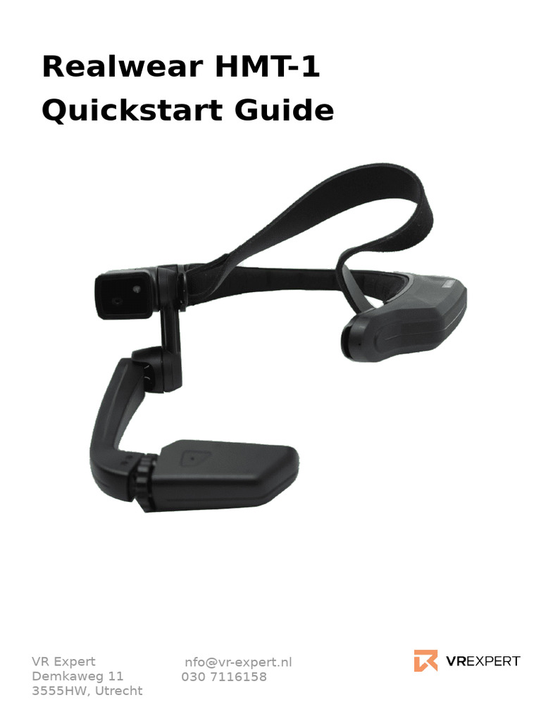 NEDERLANDS Realwear Quickstart Guide | PDF