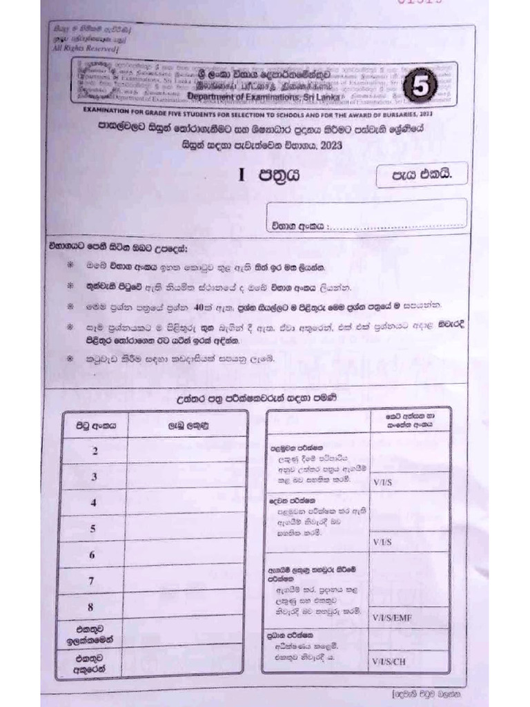 2023 1 ST Paper | PDF