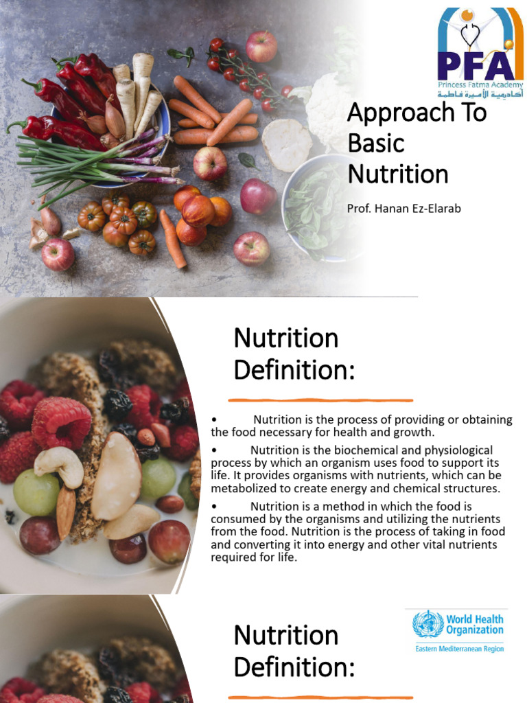 Comprehensive Guide to Basic Nutrition | PDF | Diet & Nutrition | Nutrition