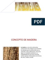 Clasificacion y Distribucion de La Madera