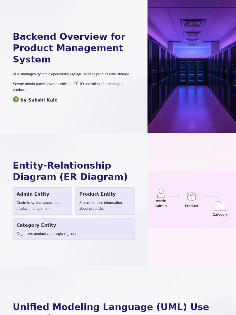 Backend Overview For Product Management System | PDF