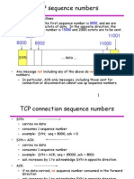 TCP Sequence Numbers: SYN ... Data ... FIN