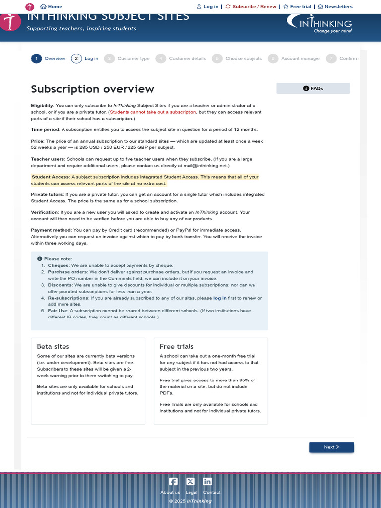 InThinking Subscription Overview | PDF | Subscription Business Model ...