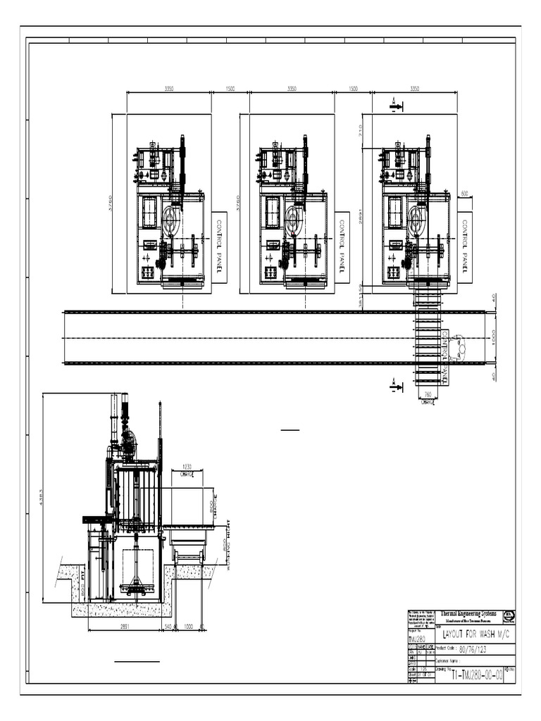 T1-TMJ280-00-00 Layout For Wash Machine | PDF