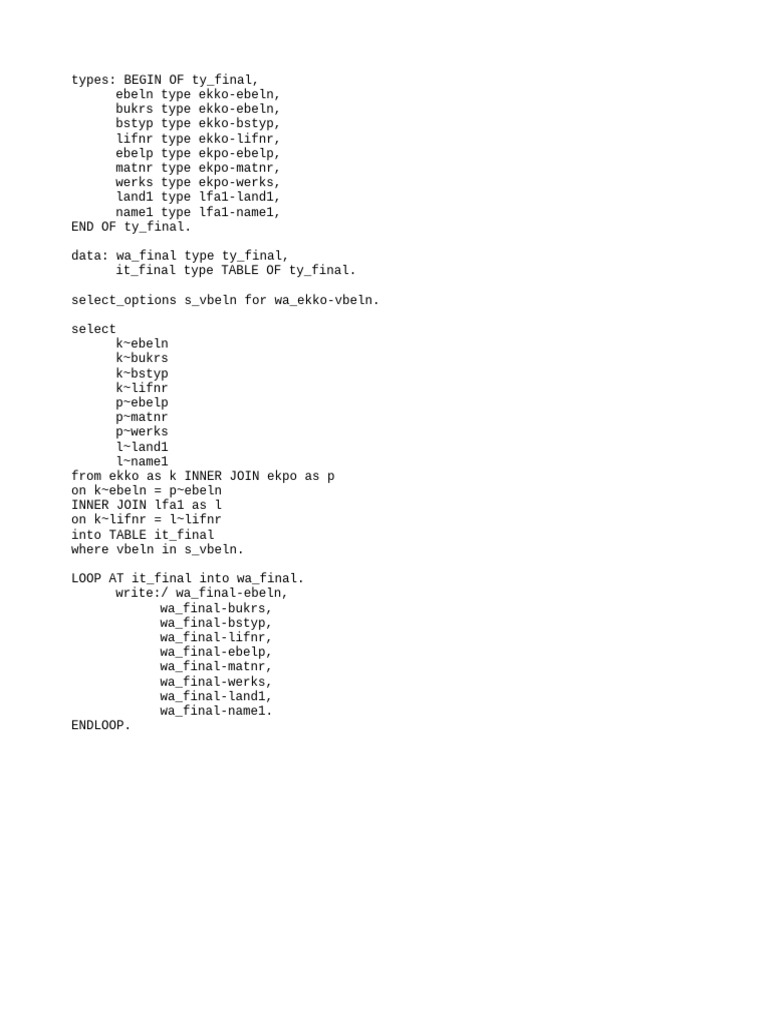 Check & Value Table | PDF