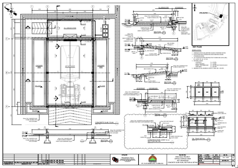 Concrete Slab Plan & Details | PDF | Building Engineering | Concrete