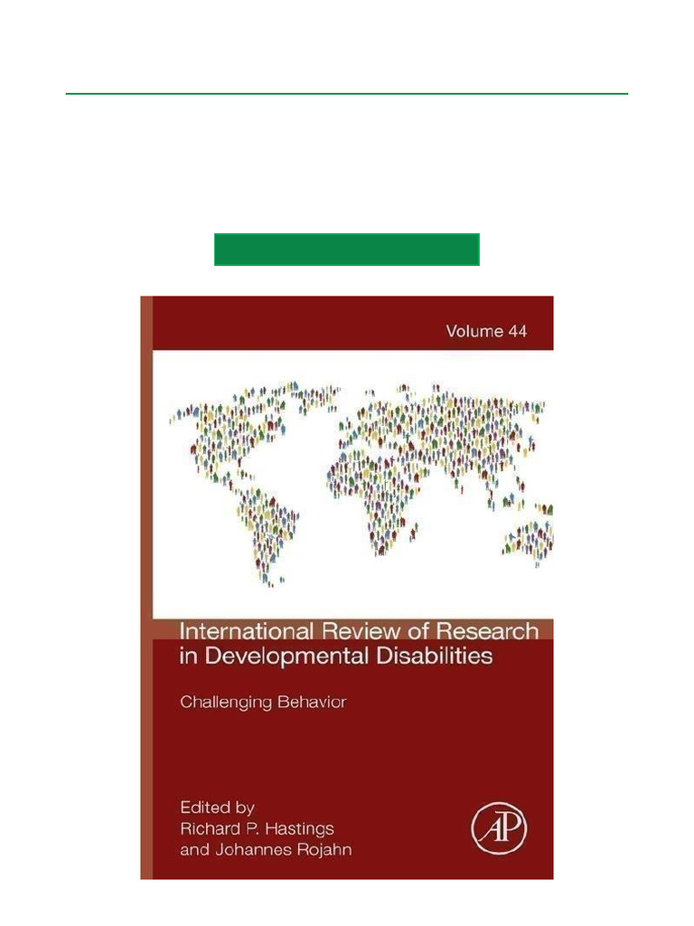 Challenging Behavior, 1st Edition Open Access Download | PDF ...