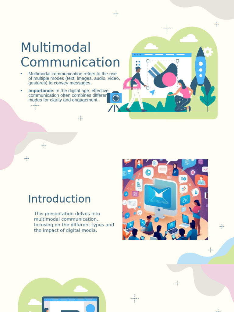 Multimodal Communication in Digital Media | PDF | Communication ...