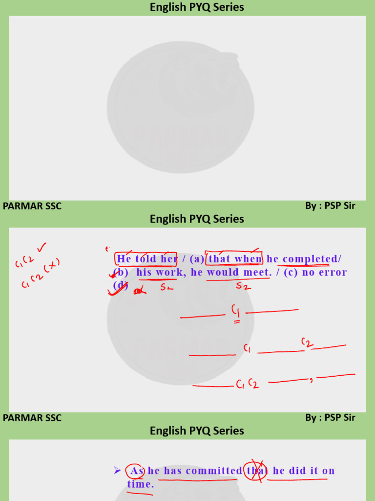 English Pyq Series Part - 1 (Lec-23) | PDF | Compassion | Sympathy