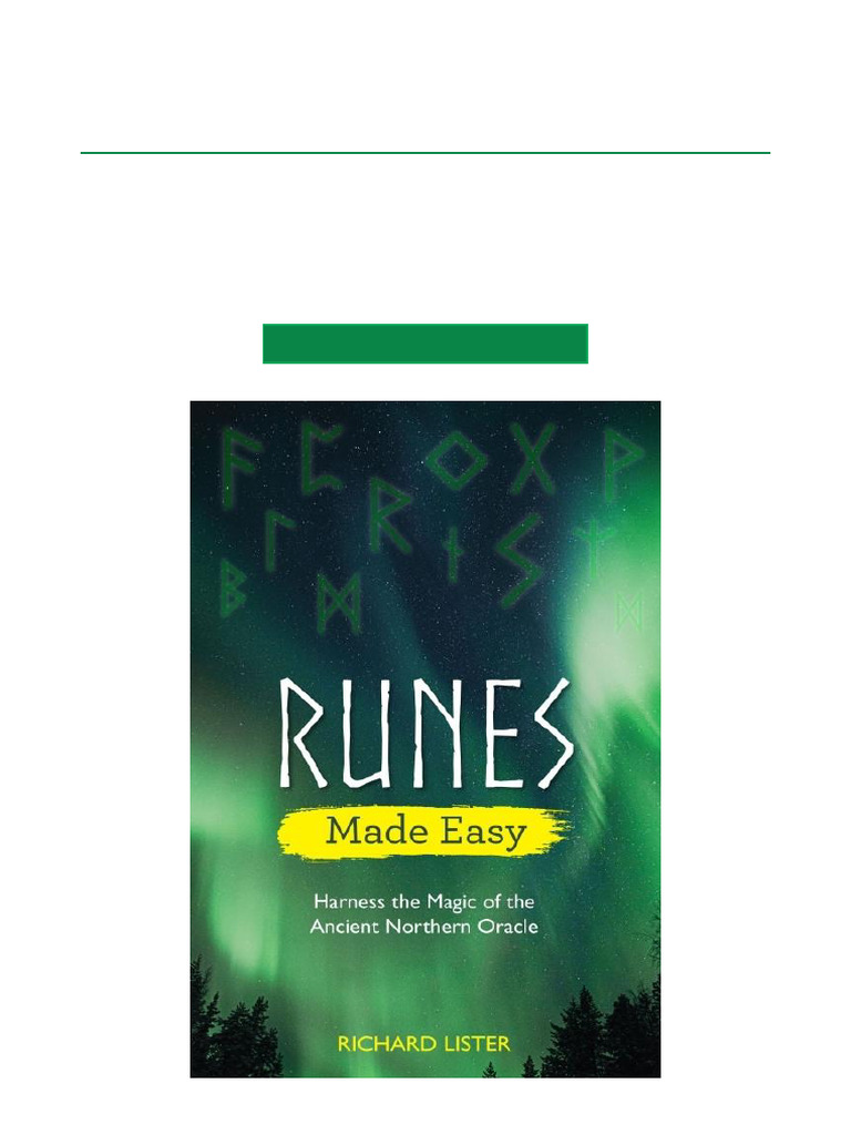 Runes Made Easy: A Practical Guide | PDF | Western Calligraphy