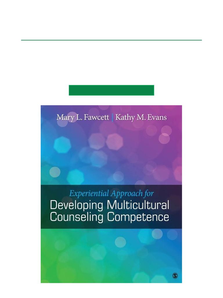 Experiential Approach For Developing Multicultural Counseling ...