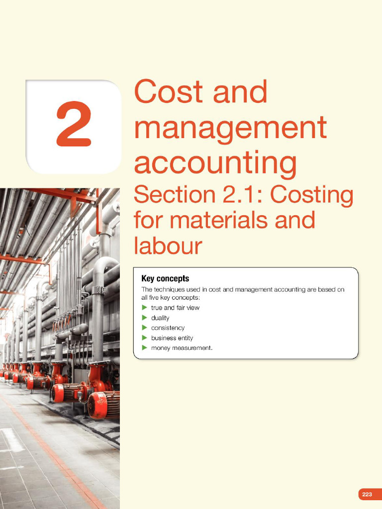Cambridge - Chapter 2 AS Cost Accounting | PDF