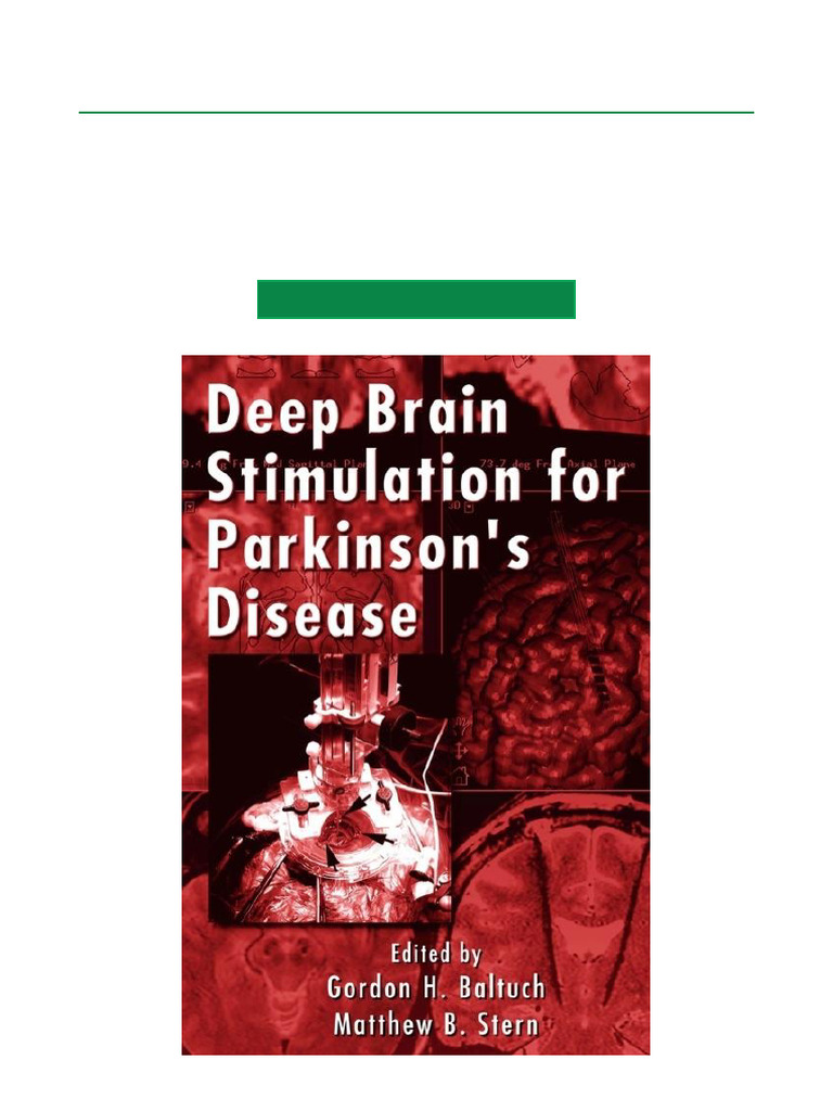Deep Brain Stimulation for Parkinson's Disease, 1st Edition Full PDF ...