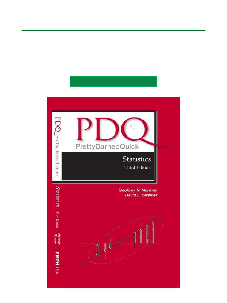 PDQ Statistics: 3rd Edition Overview | PDF | Statistics | Linear Regression