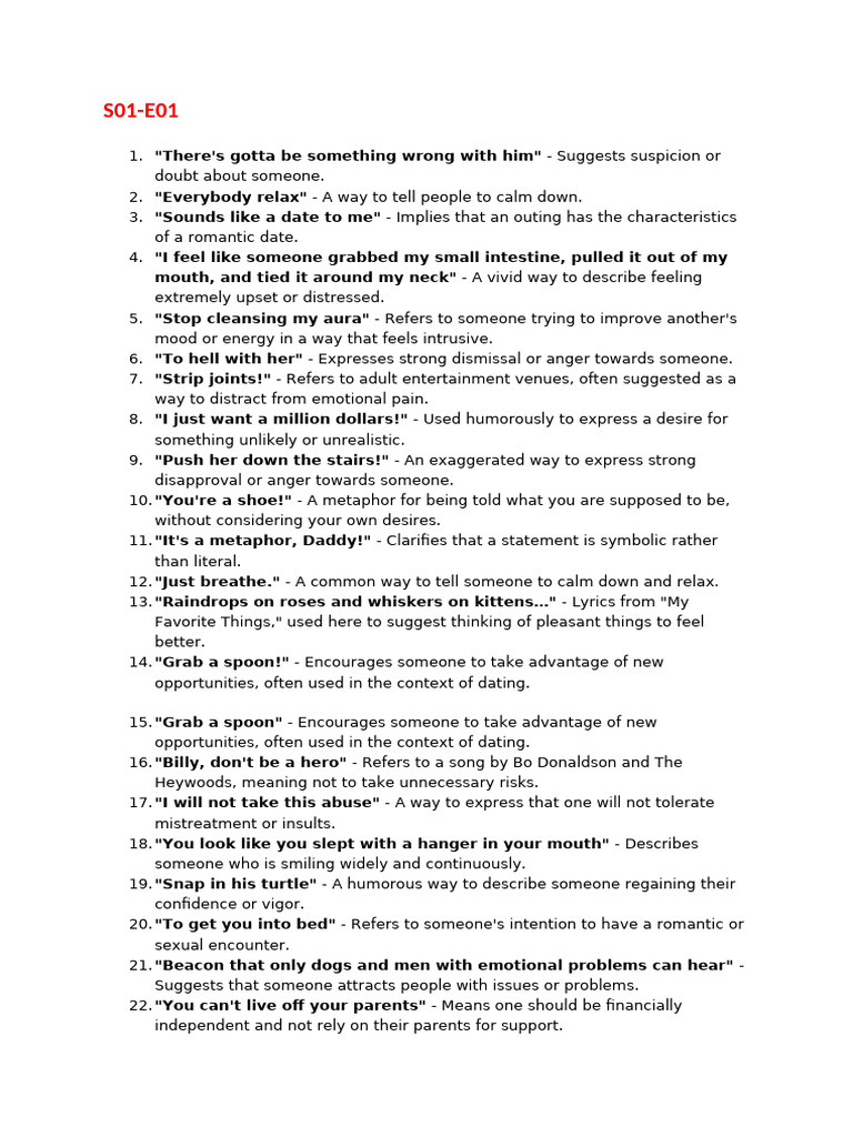 Friendship Expressions and Slang | PDF | Romance (Love)