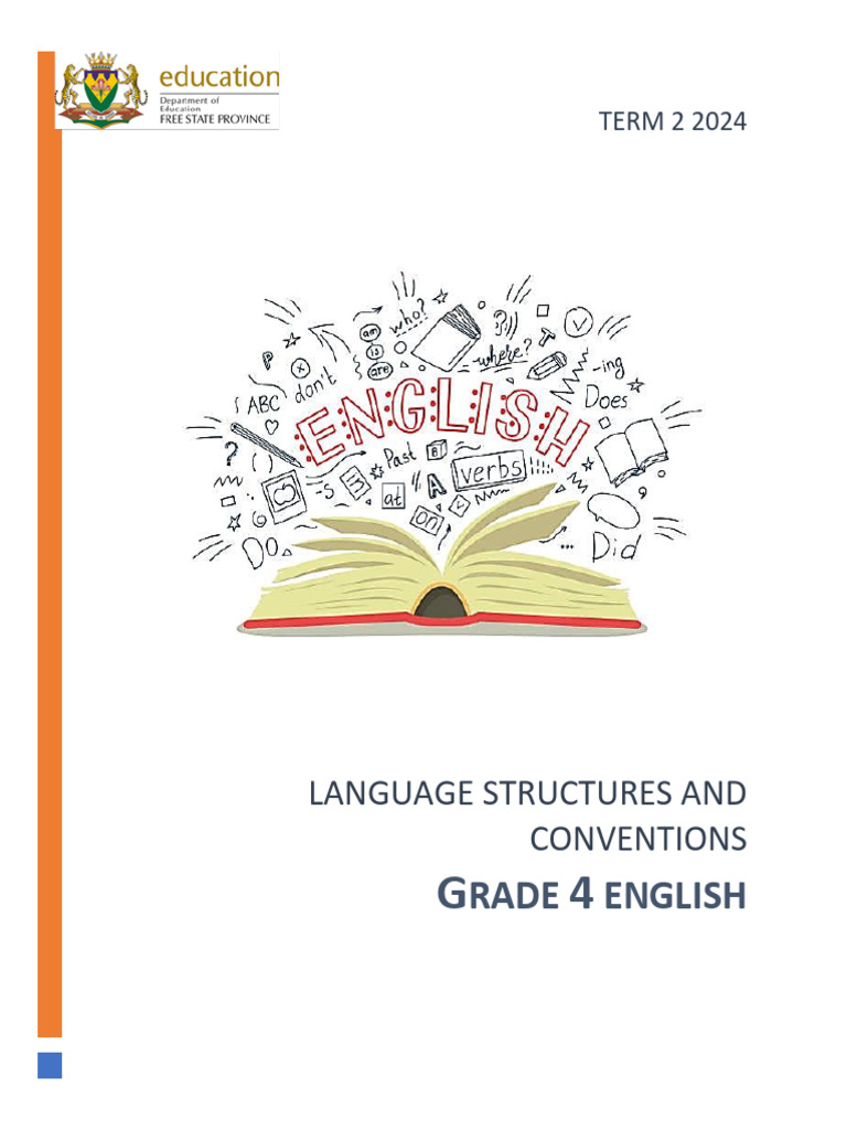 Grade 4 Language Structures Guide | PDF | Grammatical Number | Verb