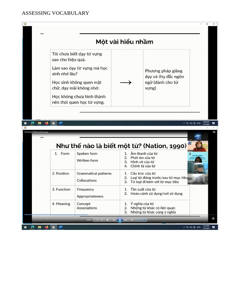 Assessing Vocabulary Pdf