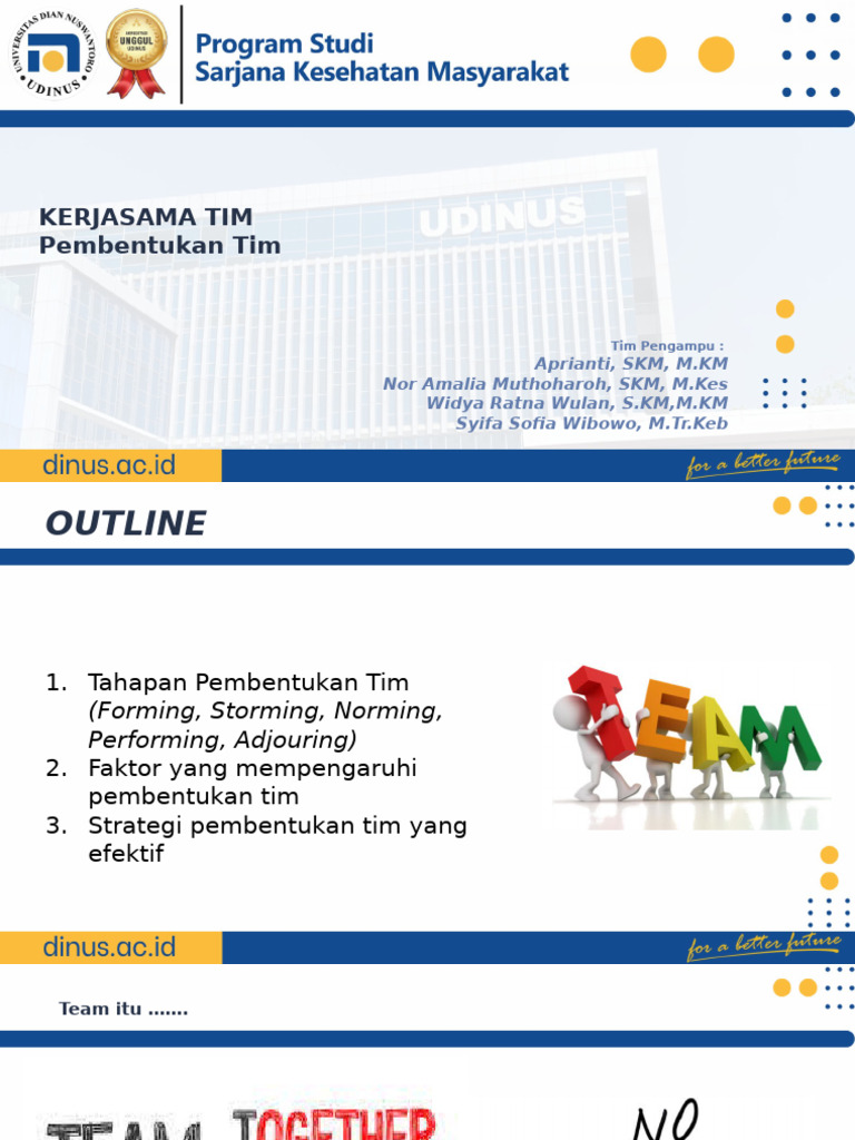 TM 3. Pembentukan Tim | PDF