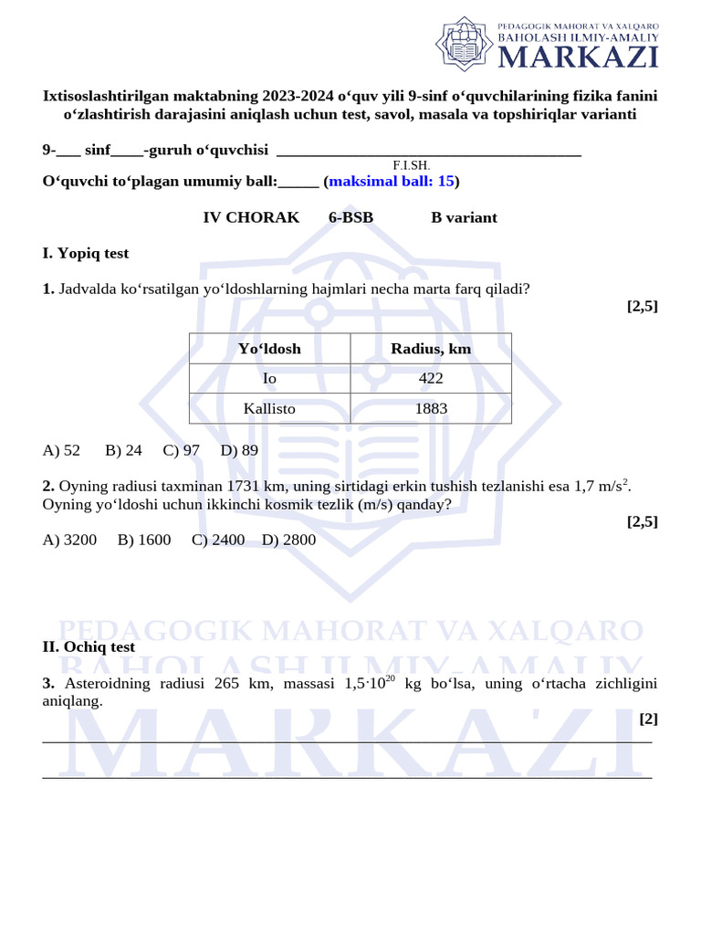 9 sinf algebra 6 bsb 1 variant