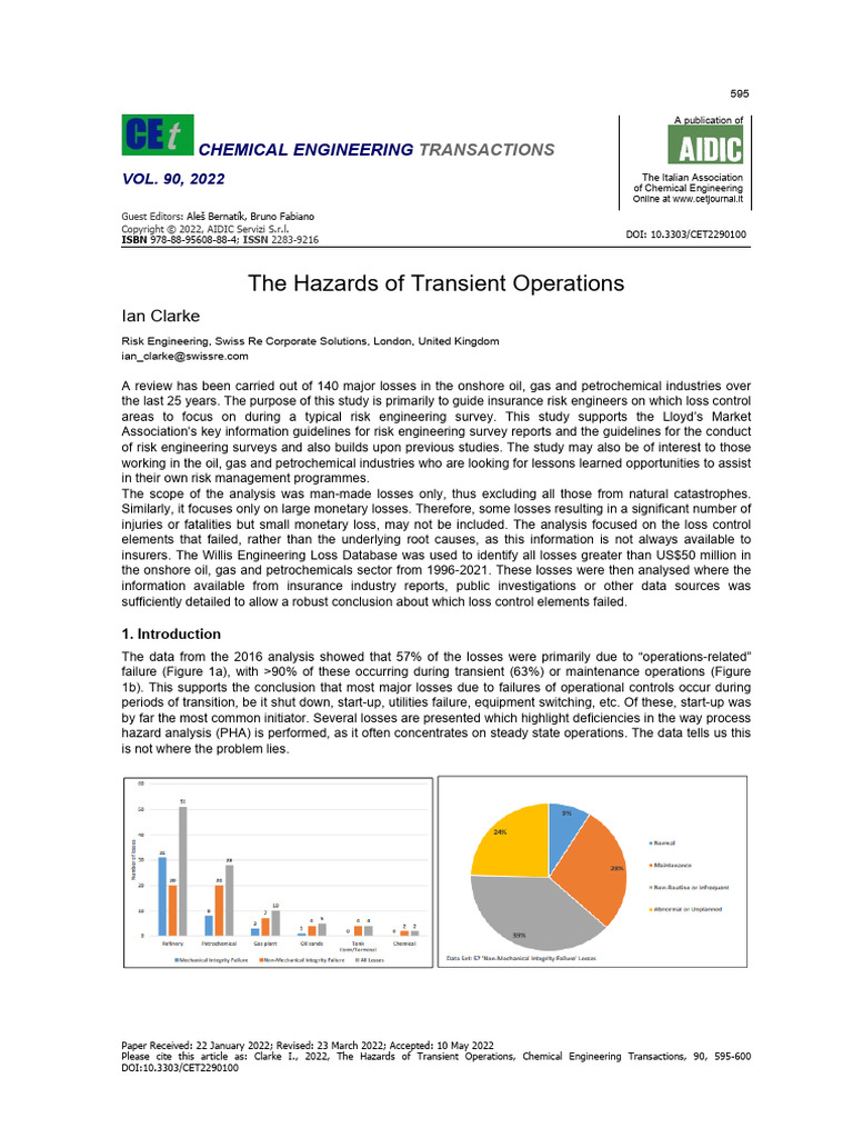 Hazards in Transient Operations Analysis | PDF | Polyvinyl Chloride ...