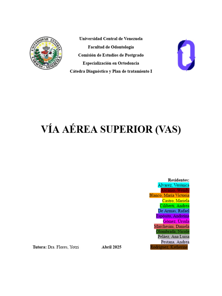Anatomía y Evaluación de la VAS | PDF | Laringe | Nariz humana