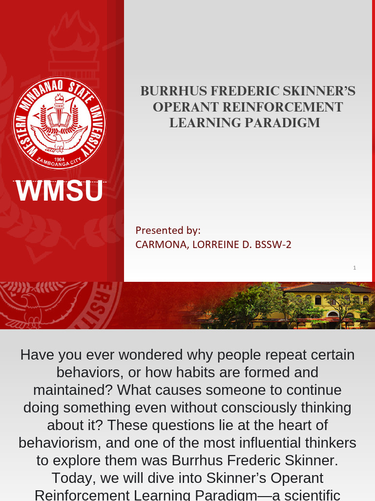 Inbound 3870474617081808042 | PDF | Reinforcement | Behaviorism