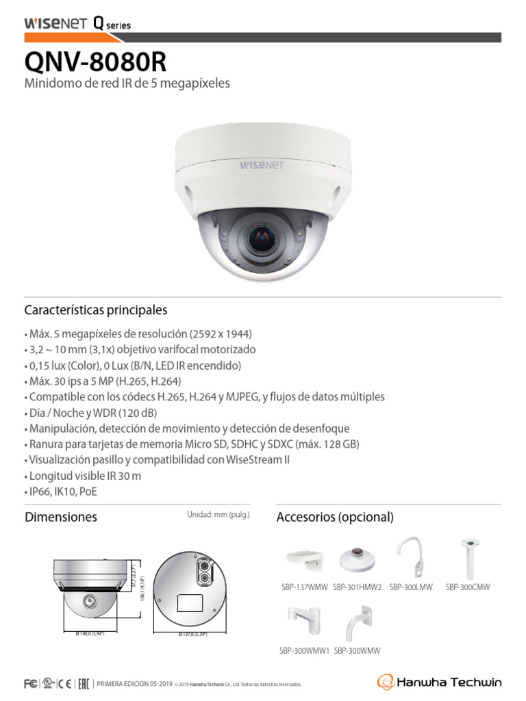 DOMO ES-QNV-8080R E DS 190527-V3-Low | PDF | Dirección IP | Protocolos ...