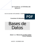 Bases de Datos Unidad 3