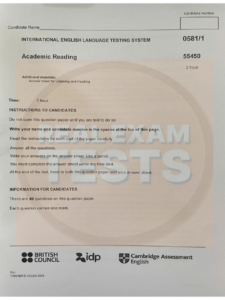 Original Paper (@realieltstests) | PDF