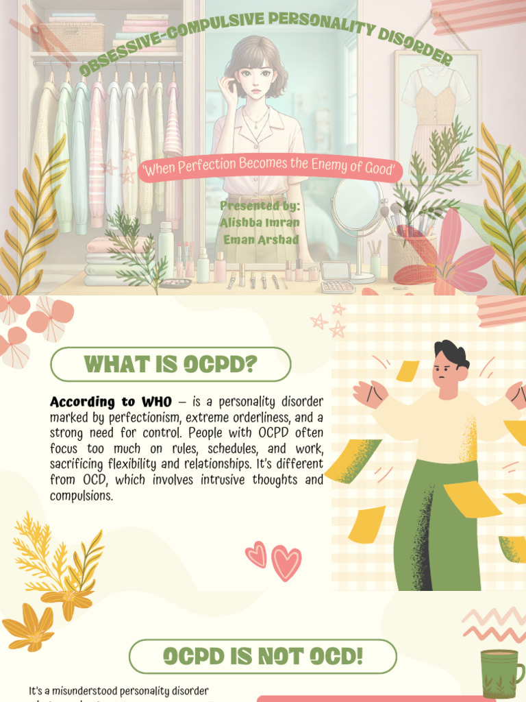 Understanding OCPD: Signs & Treatment | PDF | Obsessive–Compulsive ...