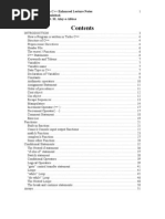 Lecture Notes c++