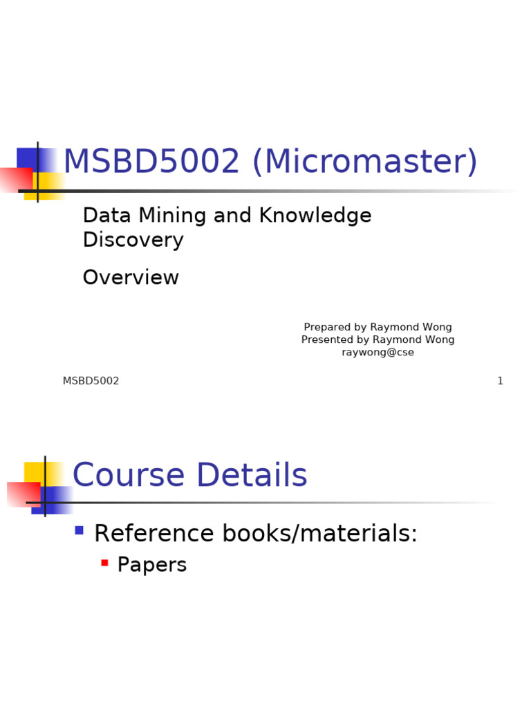 Data Mining Techniques Overview | PDF | Databases | Data Warehouse